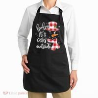 Baby It's Cold Outside Snowman Apron thumb 2