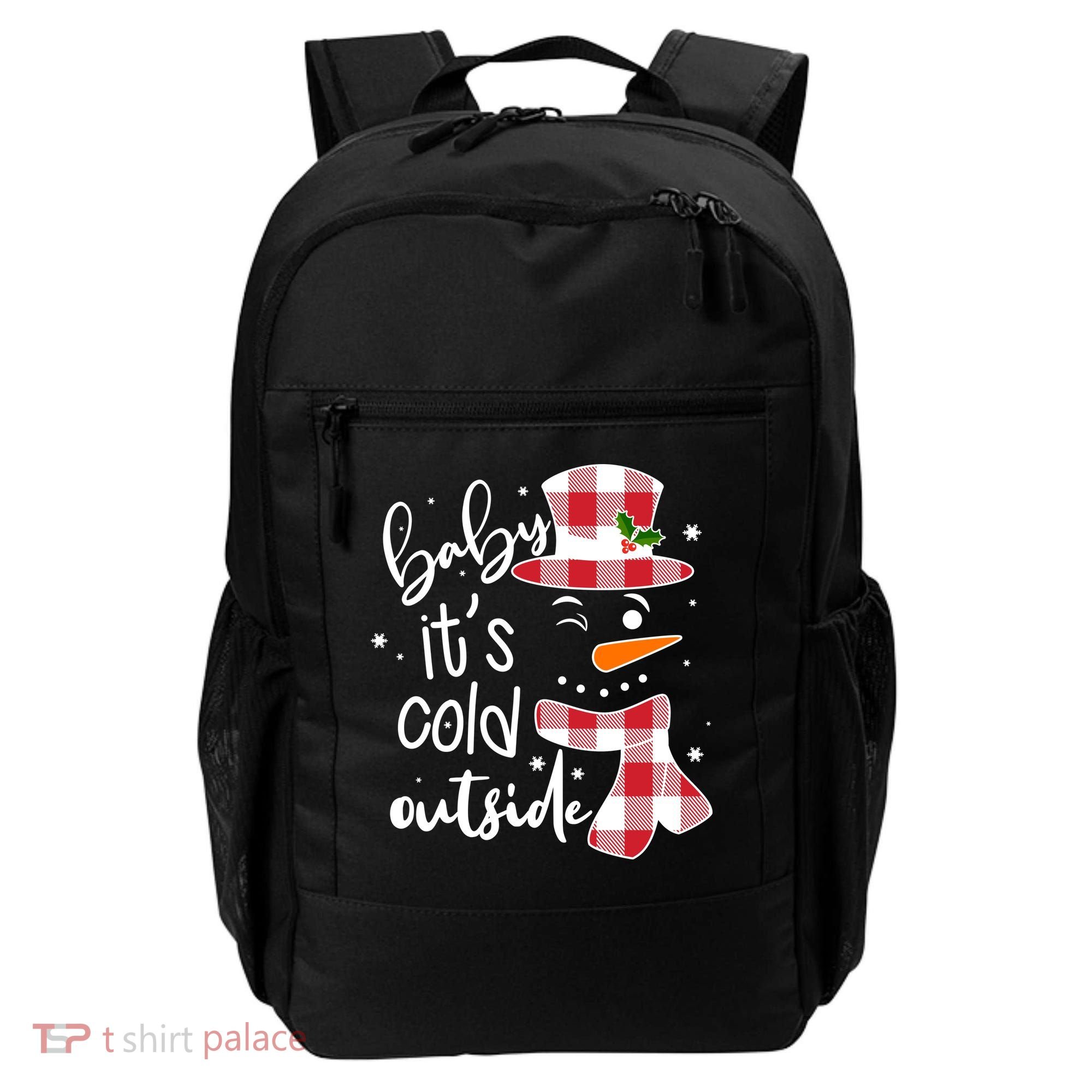 Baby It's Cold Outside Snowman Backpack