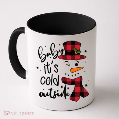Baby It's Cold Outside Snowman Coffee Mug