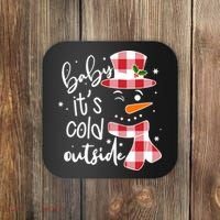 Baby It's Cold Outside Snowman Coaster thumb 0