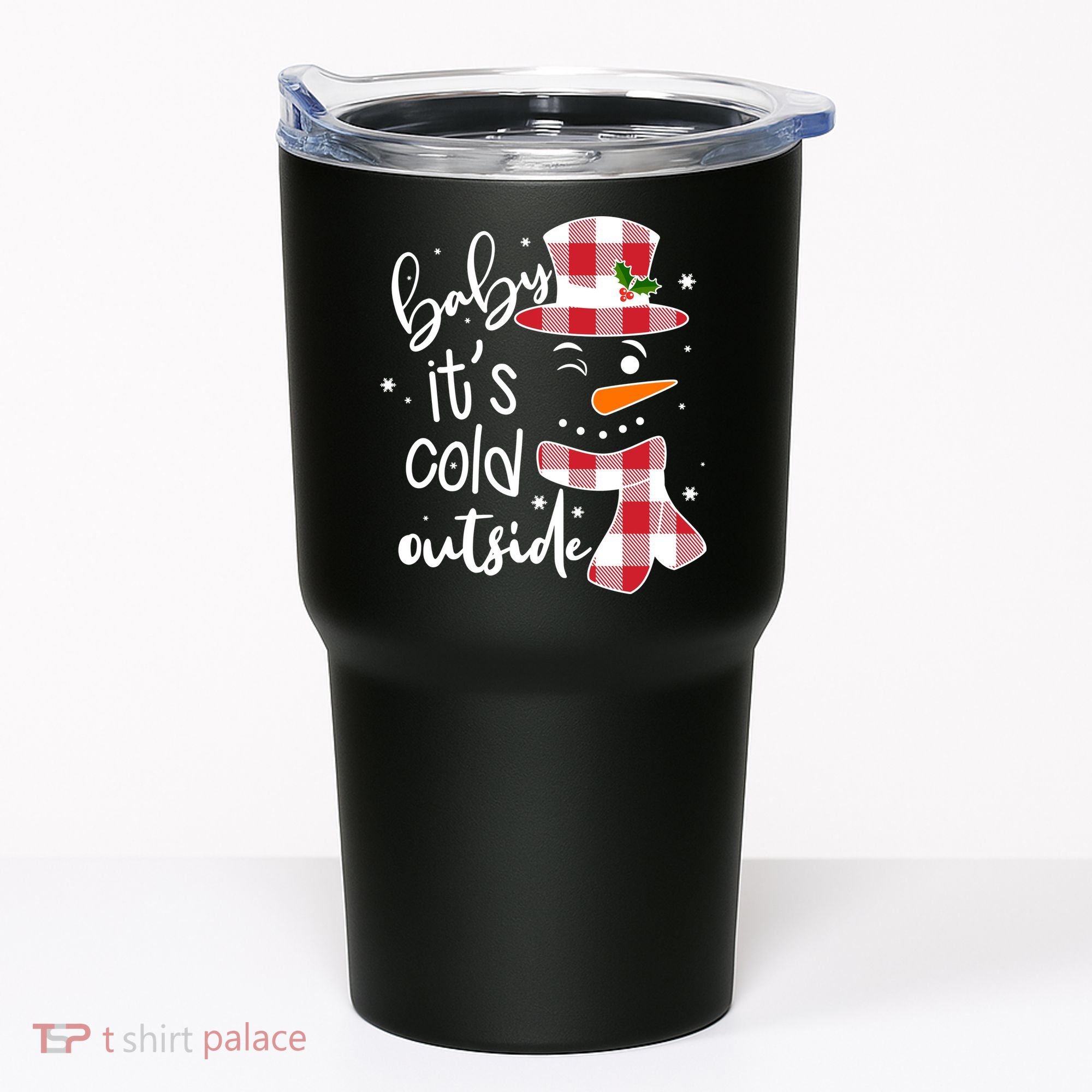 Baby It's Cold Outside Snowman Tumbler