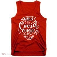 Baby It's Covid Outside Tank Top thumb 0