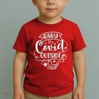 Baby It's Covid Outside Toddler T-Shirt thumb 2