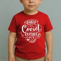 Baby It's Covid Outside Toddler T-Shirt thumb 2
