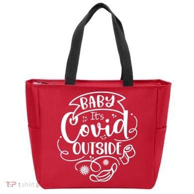 Baby It's Covid Outside Tote Bag
