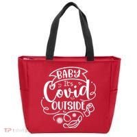 Baby It's Covid Outside Tote Bag thumb 0