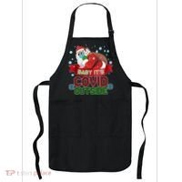 Baby It's Covid Outside Funny Christmas Apron thumb 0