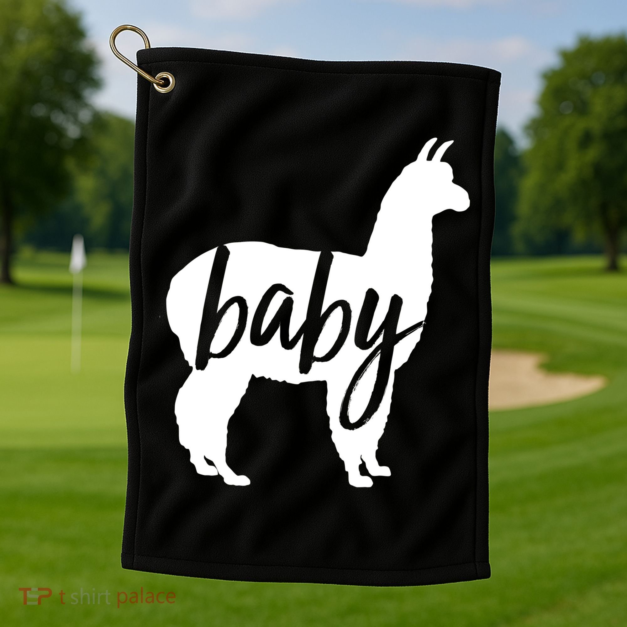 Baby Lama Golf Towel