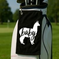 Baby Lama Golf Towel thumb 2