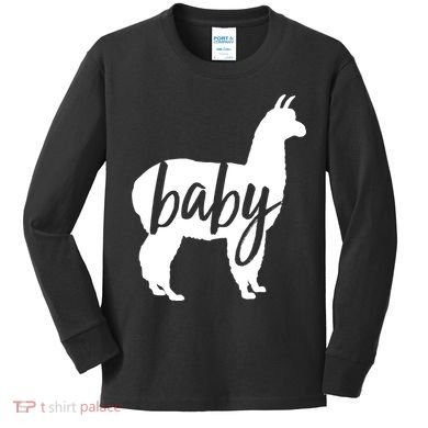 Baby Lama Kids Long Sleeve Shirt
