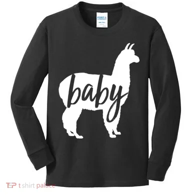 Baby Lama Kids Long Sleeve Shirt