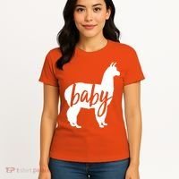 Baby Lama Women's T-Shirt thumb 4