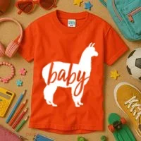 Baby Lama Kids T-Shirt thumb 3