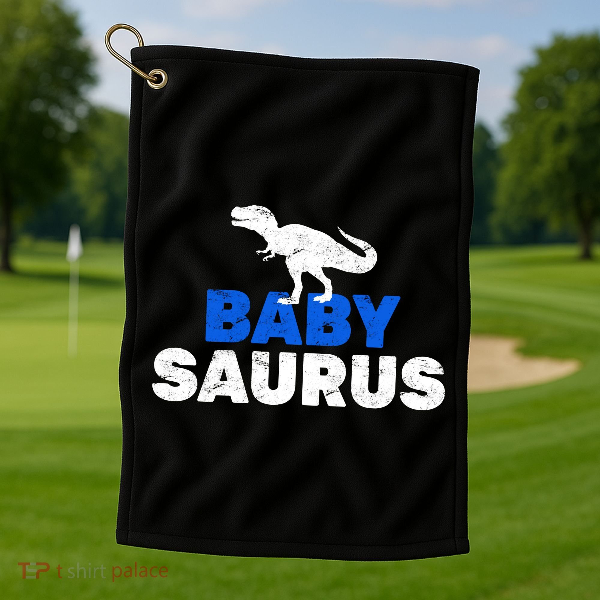 Baby Saurus Golf Towel