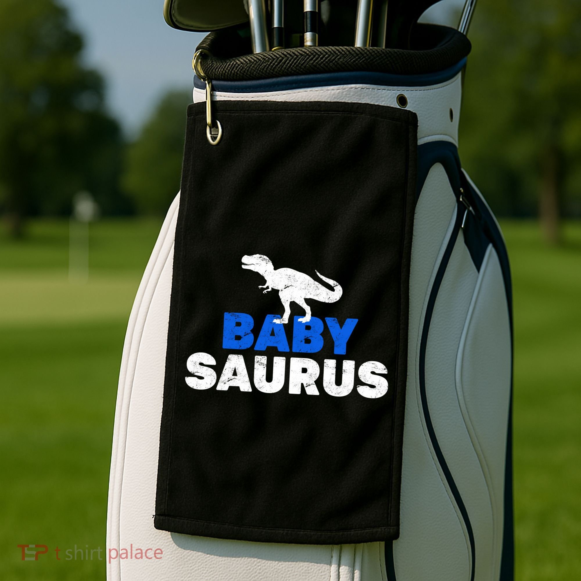 Baby Saurus Golf Towel