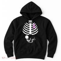 Baby Skeleton Breast Cancer Ribbon Hoodie thumb 0