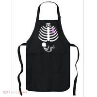 Baby Skeleton Breast Cancer Ribbon Apron thumb 0