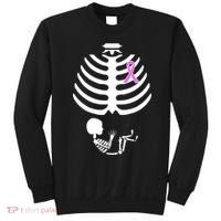 Baby Skeleton Breast Cancer Ribbon Sweatshirt thumb 0