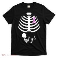 Baby Skeleton Breast Cancer Ribbon T-Shirt thumb 0