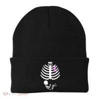 Baby Skeleton Breast Cancer Ribbon Beanie thumb 0