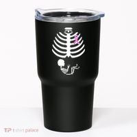 Baby Skeleton Breast Cancer Ribbon Tumbler thumb 0