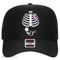 Baby Skeleton Breast Cancer Ribbon Hat thumb 0