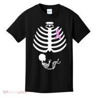 Baby Skeleton Breast Cancer Ribbon Kids T-Shirt thumb 0