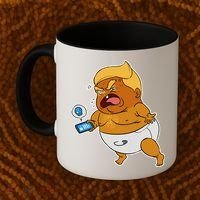 Baby Trump Crying Tweet Coffee Mug thumb 2