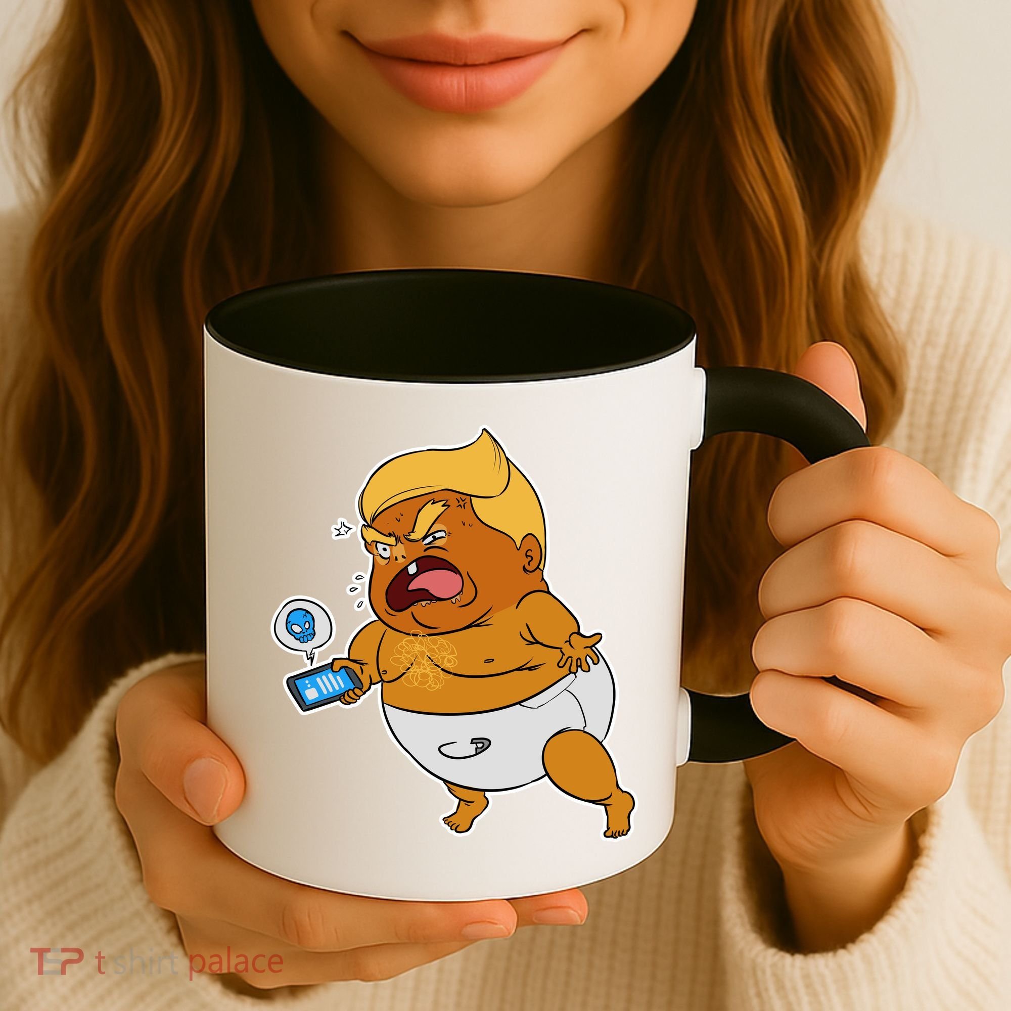 Baby Trump Crying Tweet Coffee Mug