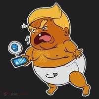 Baby Trump Crying Tweet Tumbler thumb 3