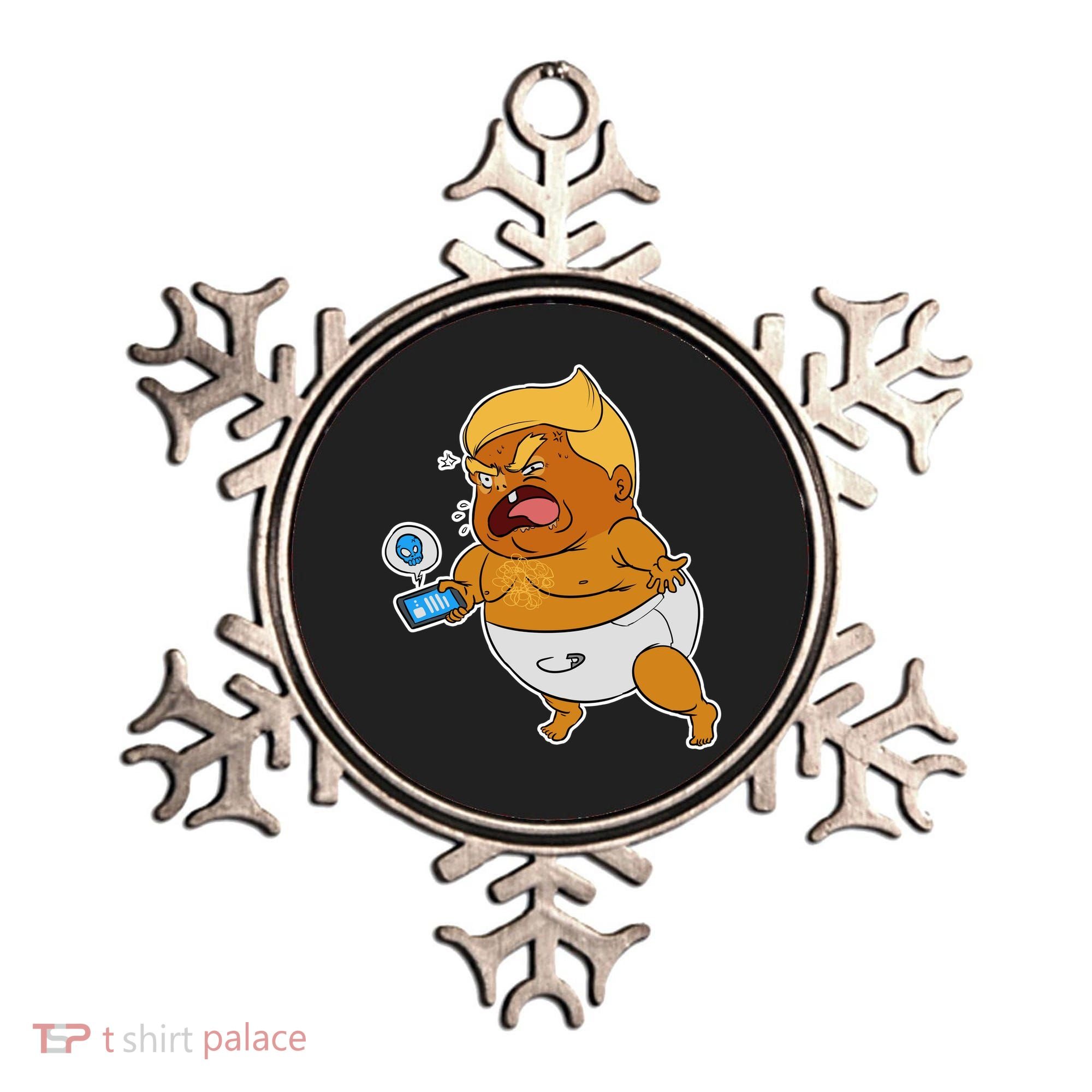 Baby Trump Crying Tweet Ornament
