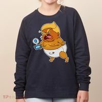 Baby Trump Crying Tweet Women's Sweatshirt thumb 0