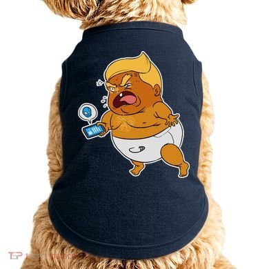 Baby Trump Crying Tweet Doggie Tank