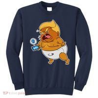Baby Trump Crying Tweet Sweatshirt thumb 0