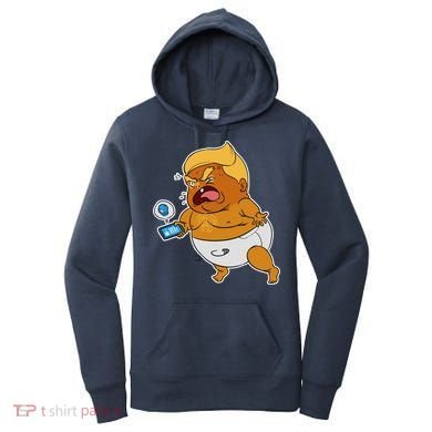 Baby Trump Crying Tweet Women's Hoodie