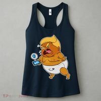 Baby Trump Crying Tweet Women's Tank Top thumb 3