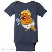 Baby Trump Crying Tweet Baby Bodysuit thumb 0