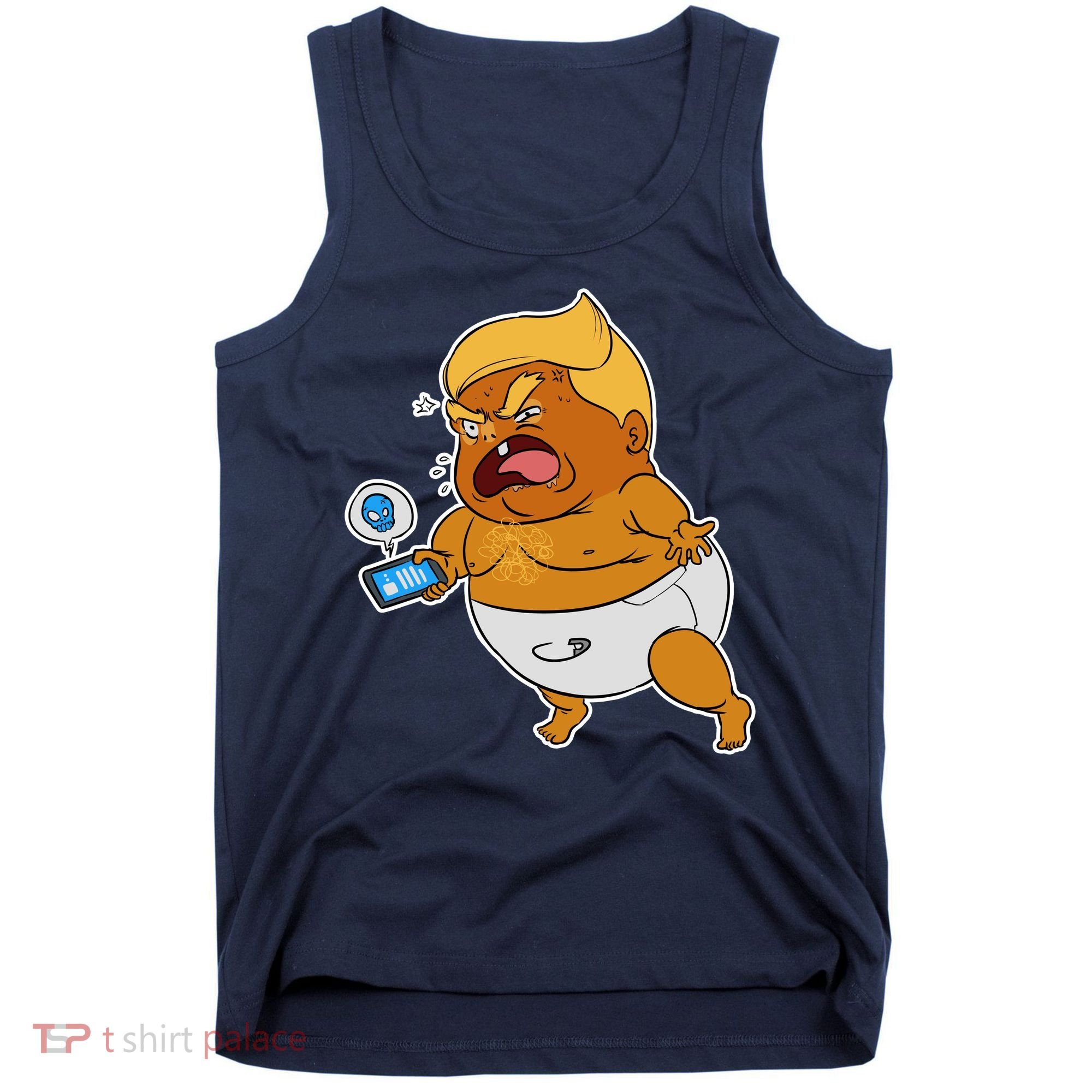 Baby Trump Crying Tweet Tank Top