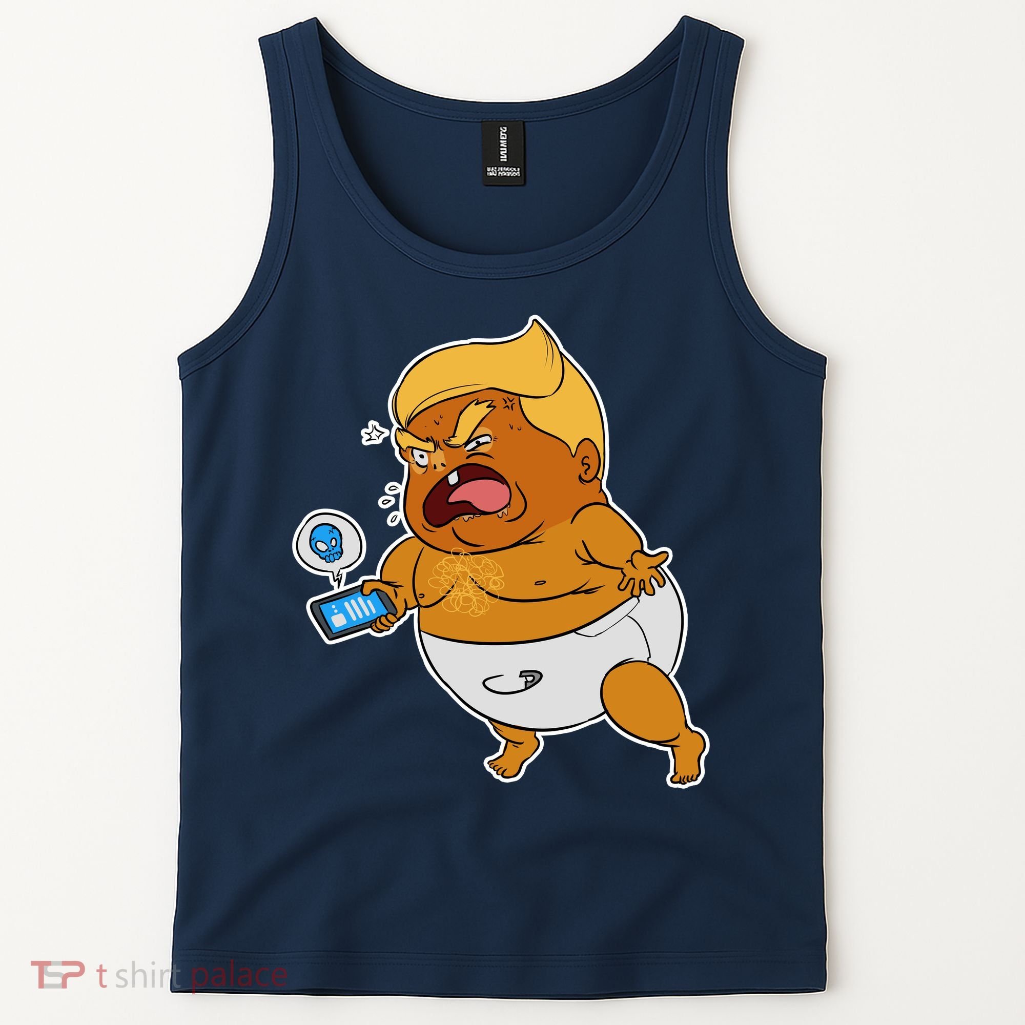 Baby Trump Crying Tweet Tank Top