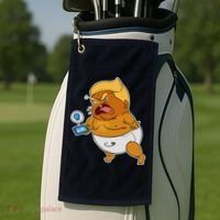Baby Trump Crying Tweet Golf Towel thumb 2