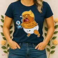 Baby Trump Crying Tweet Women's T-Shirt thumb 2