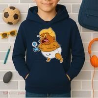Baby Trump Crying Tweet Kids Hoodie thumb 2