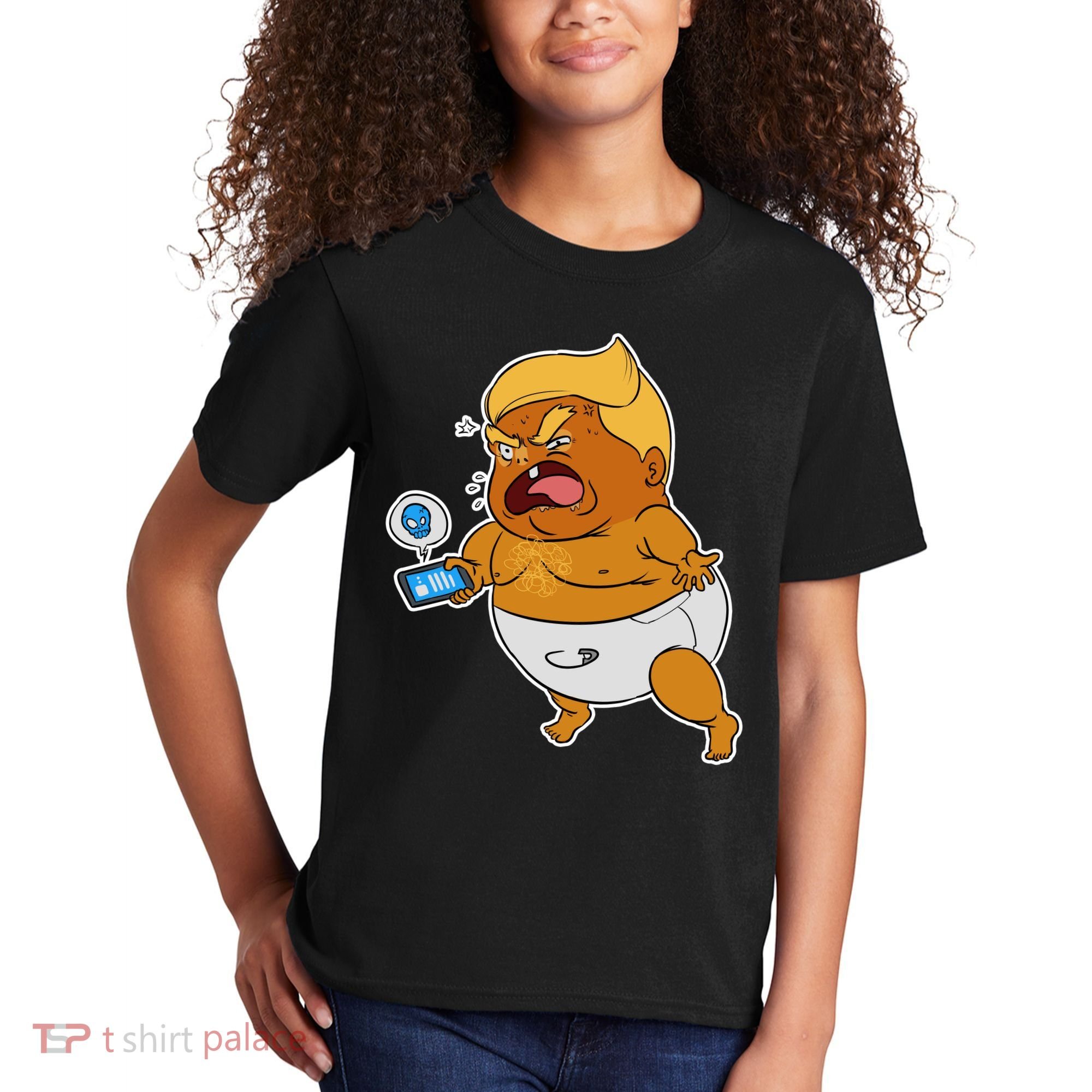 Baby Trump Crying Tweet Kids T-Shirt