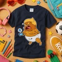 Baby Trump Crying Tweet Kids T-Shirt thumb 3