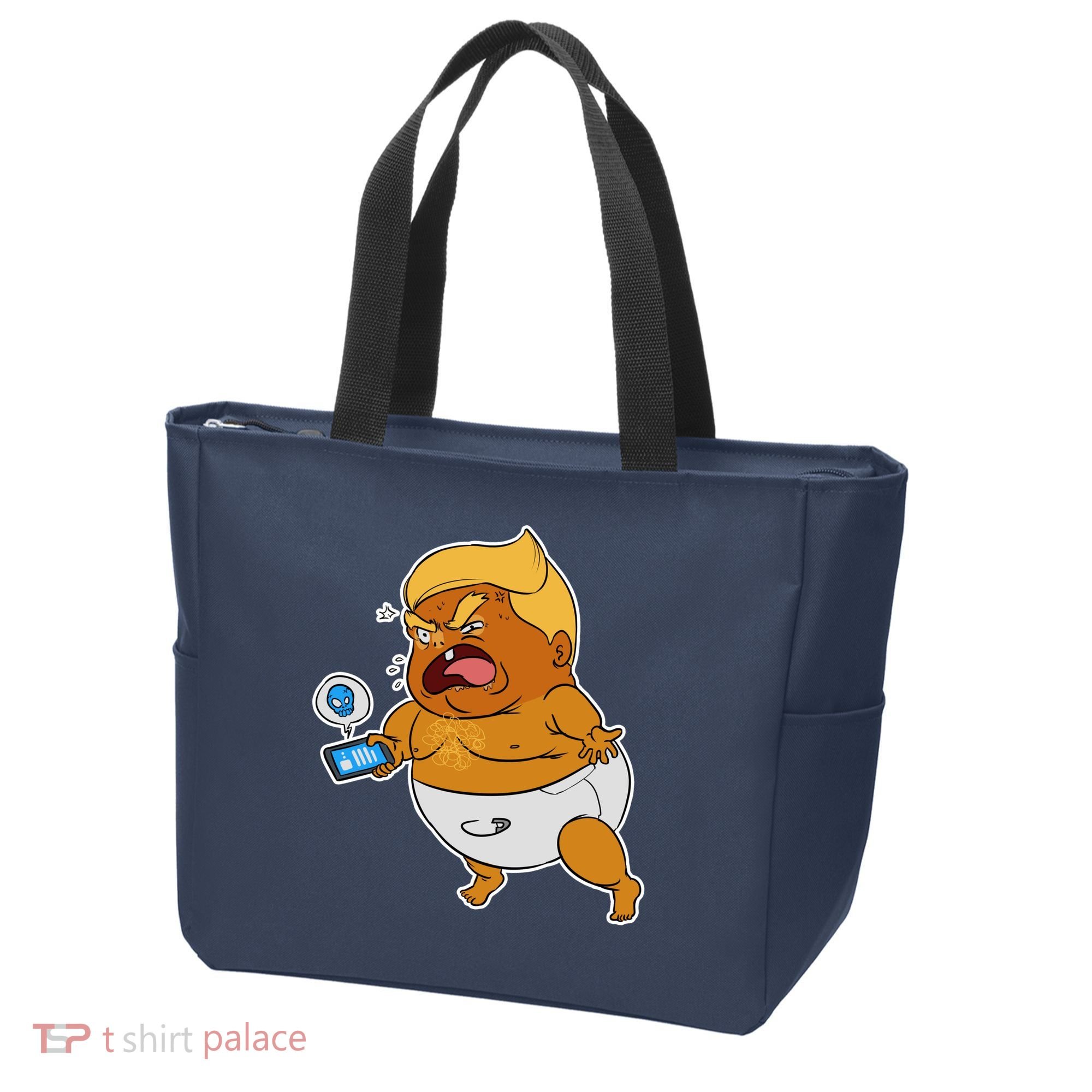 Baby Trump Crying Tweet Tote Bag