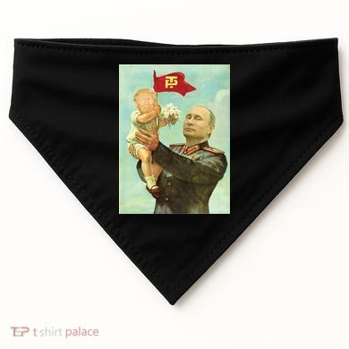 Baby Trump Putin USA-Made Doggie Bandana