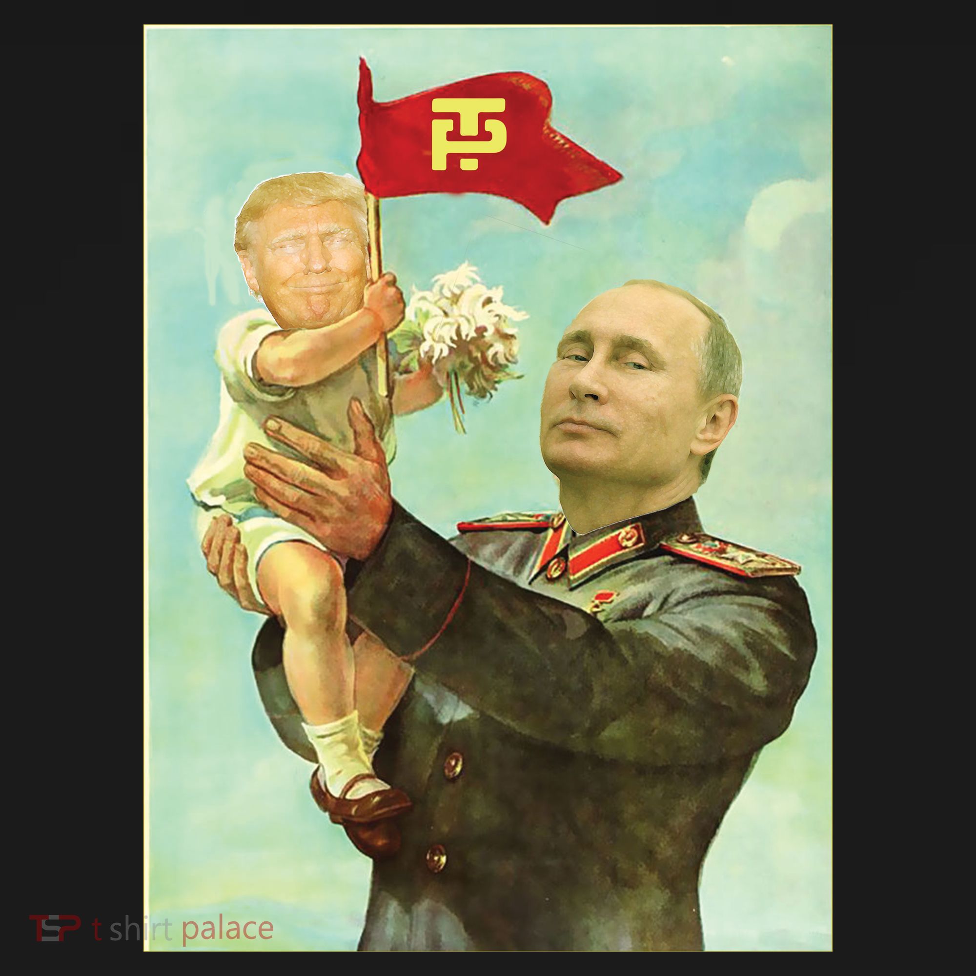 Baby Trump Putin Women's Tank Top