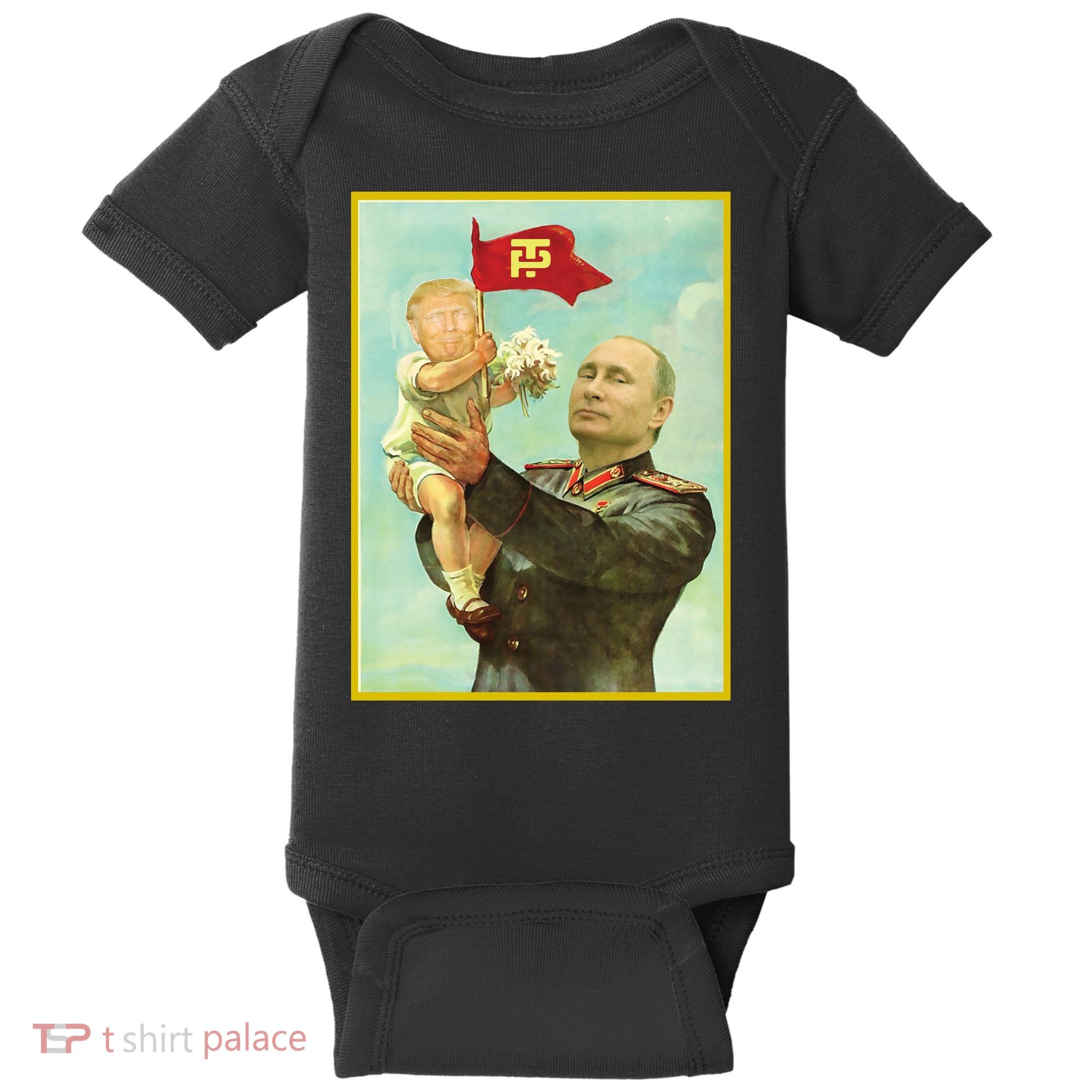 Baby Trump Putin Baby Bodysuit