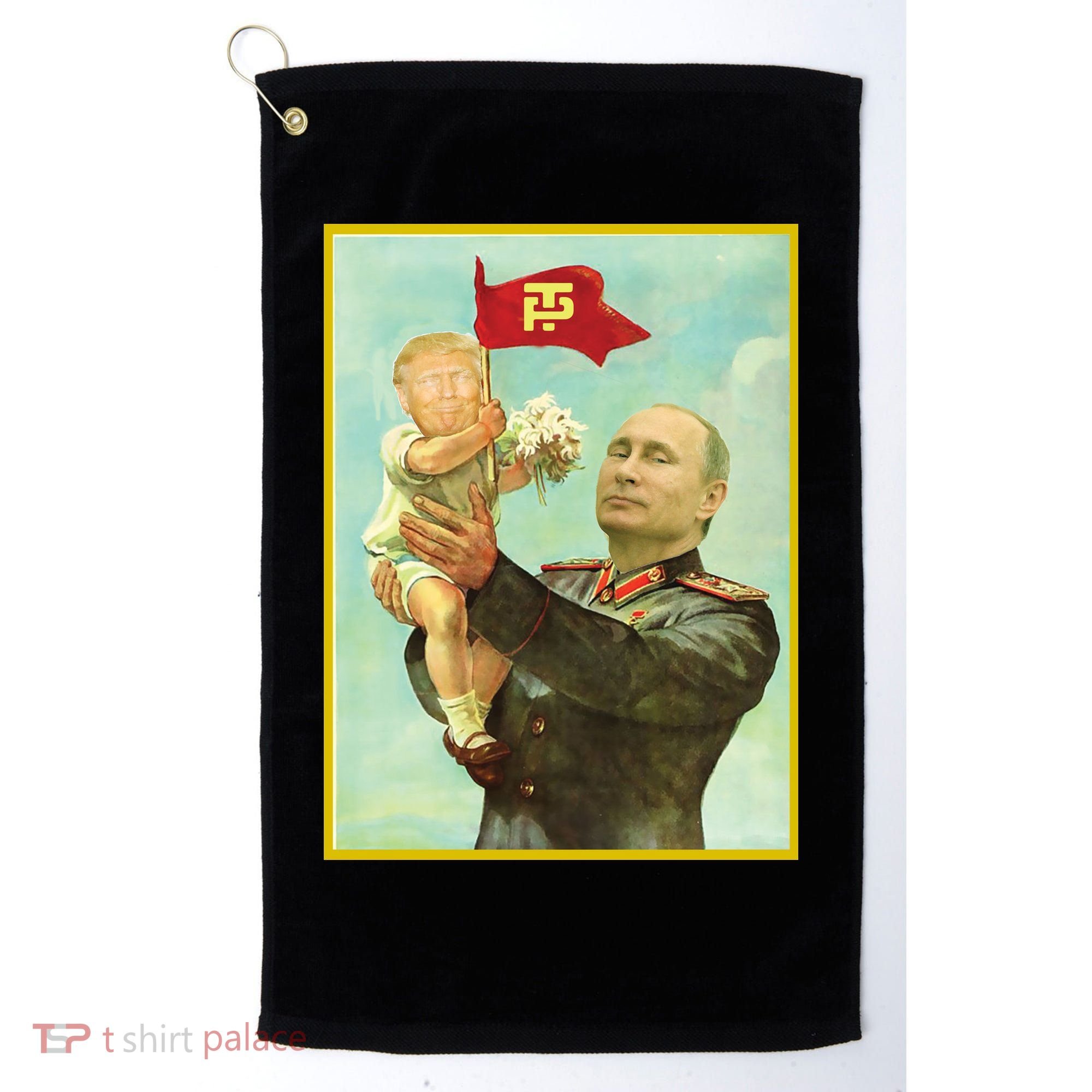 Baby Trump Putin Golf Towel