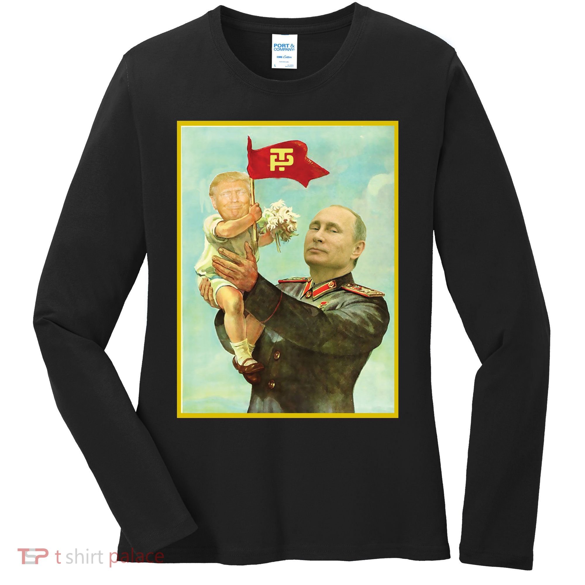 Baby Trump Putin Women's Long Sleeve Shirt